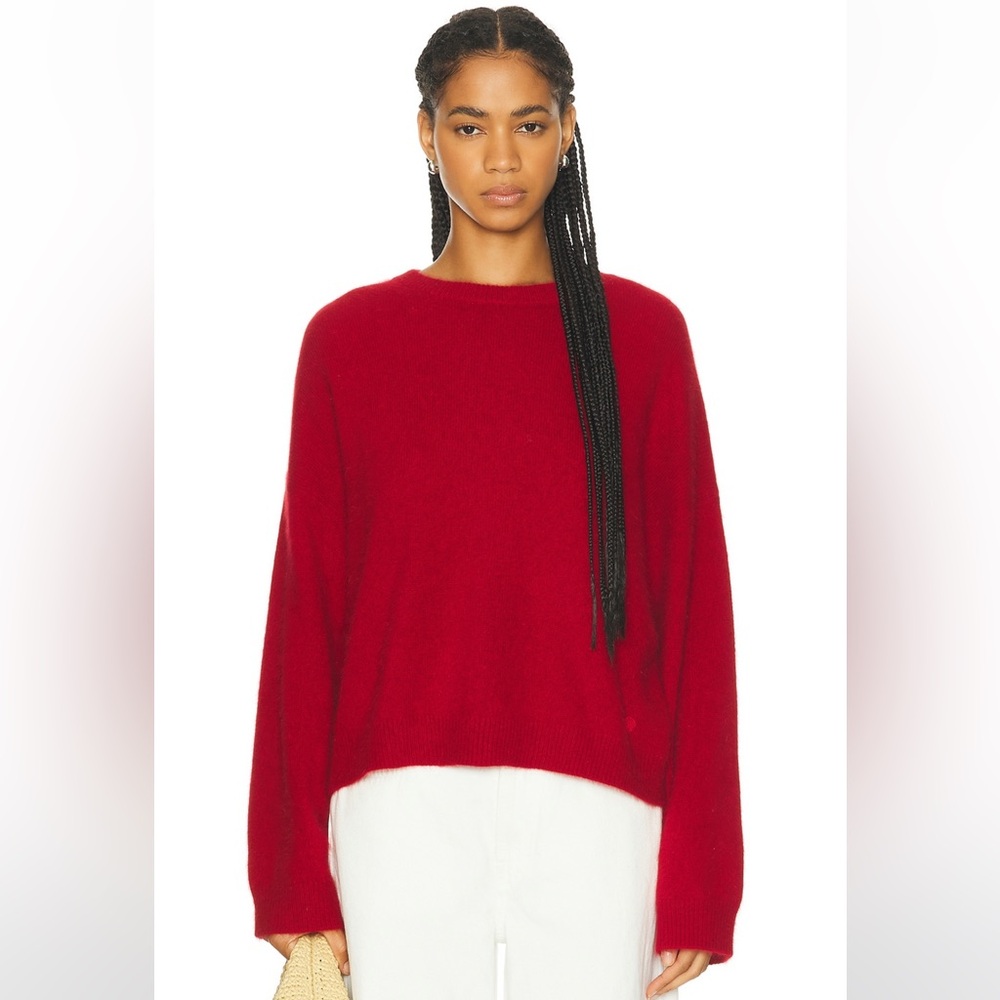 Loulou Studio red Ropo wool sweater XS/S (oversized)